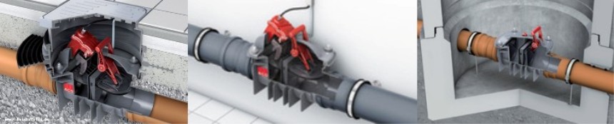 Rückstausicherungen