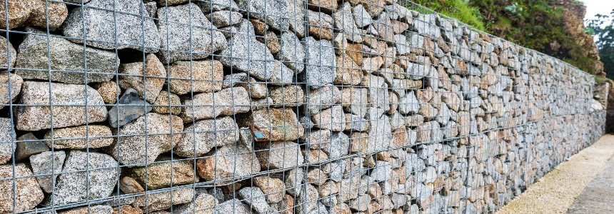 Naturstein Gabionensteine