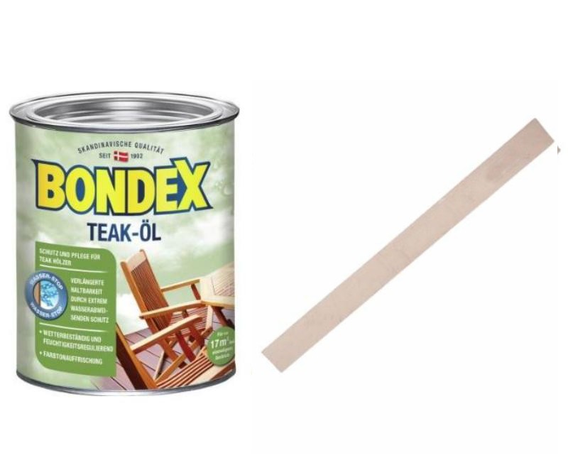 Bondex Teak-l inkl. Rhrholz