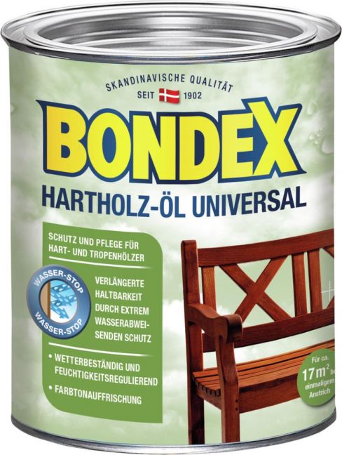 Bondex Hartholz-l Universal Meranti - 0,75 Liter (5702160143263)