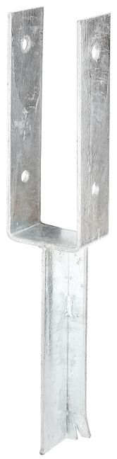 Alberts U-Pfostenträger Feuerverzinkt - Mit 400mm Betonanker Für Zäune