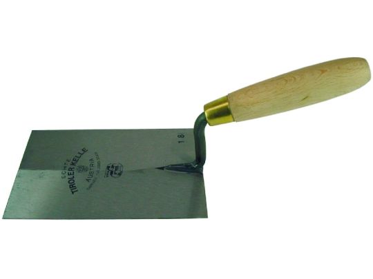 AUSONIA Maurerkelle 18cm Mit Holzgriff - Professionelle Trapezkelle Für Putz Und Gips