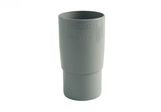 Marley Fallrohrmuffe DN 53 - Farbe grau (4002644080666)