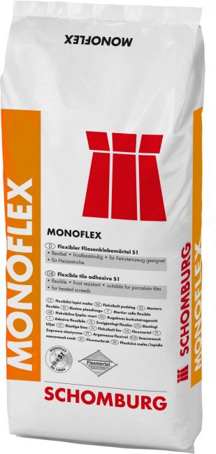 Schomburg MONOFLEX flexibler Fliesenklebemörtel - 25 Kg 