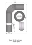 TermaTech Rauchrohrset 1 Fullform, Ø150mm (05-431)