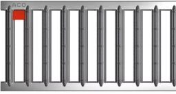 ACO Self Stegrost Edelstahl elektropoliert