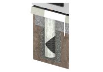 ACO Sickerrohr 1000x230 mm inkl. Vlies