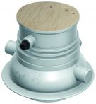 ACO Muli UF MWP2 Sammelbehälter mit Deckel für Kleinhebeanlage für Schwarzwasser Höhe 770-840 mm