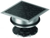 ACO Aufsatzstück Muli-Flex UF, fäkalien haltig Dünnbettabdichtung Voronoi design