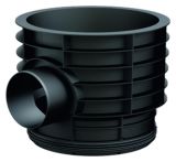 ACO Stormbrixx Blockrigole Schachtaufbau mit Stutzen