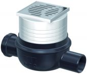 ACO Easyflow Bodenablauf komplett flatline DN 50 mit seitlichem Zulauf