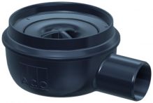 ACO Easyflow Ablaufkörper flatline mit waagerechtem Ablauf für Kellerablauf DN 50