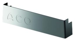 ACO Profiline 2.0 Stirnwand für fixe Bauhöhe 80 mm - Edelstahl
