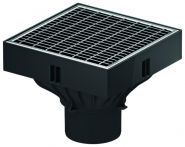 ACO Self XtraPoint Punktablauf Grundkörper mit Maschenrost für Punktentwässerung
