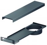 ACO Profiline Leibungsablaufelement DN100 370x110 mm anthrazit pulverbeschichtet