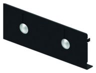 ACO Profiline X Stirnwand höhenverstellbar Stahl verzinkt beschichtet für Fassadenentwässerung Baubreite 155 mm