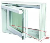 ACO Therm 1.2 Zuluft-Drehflügel für Kellerfenster
