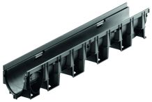 ACO XtraDrain Entwässerungsrinne aus Kunststoff, Kunststoffkante - 1 m lang