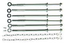 ACO Montageset für Standardmontage auf Perimeterdämmung an gemauerter Kellerwand für Kunststofflichtschächte