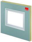 ACO Therm® Block Montageplatte 150x140x10 cm Standardmontage mit Fensterzarge