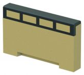 ACO Multiline Sitrnwand für Flachrinne