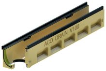 ACO PowerDrain Seal in V100G Rinne - Schwerlastrinne Belastungsklasse E 600 mit Dichtung