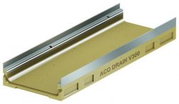 ACO DRAIN Multiline V300 Flachrinne Belastungsklasse E 600 - 1 m lang
