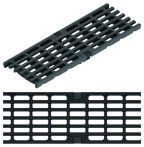 ACO Drainlock Designroste Freestyle Ray 500 mm Länge aus Gusseisen