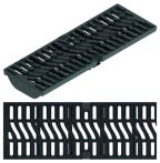 ACO Drainlock Designrost Freestyle Flag 500 mm Länge aus Gusseisen