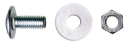 ACP Zargensatz Mutter-Scheibe-Schraube, 3teilig, 1 Satz mit 100 Stück M 8 x 19