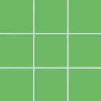 Agrob Buchtal Mosaik 9,7x9,7x0,65cm Plural unglasiert grün dunkel R10/B 810-2016