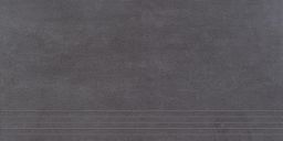 Agrob Buchtal Treppenfliese 30x60x1,05cm Unique anthrazit R10/A 433678-01