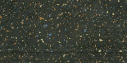 Agrob Buchtal Treppenfliese 30x60x1,05cm Nova anthrazit bunt R10/A 431857H