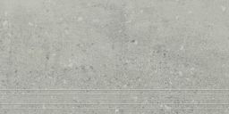 Agrob Buchtal Treppenfliese 30x60x1,05cm Nova mittelgrau R10/A 431854H