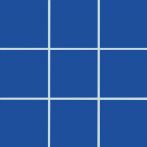 Agrob Buchtal Mosaik 10x10x0,65cm Plural azur dunkel 710-2004H