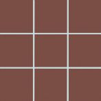 Agrob Buchtal Mosaik 10x10x0,65cm Plural oxidrot dunkel 710-2032H