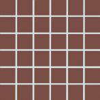 Agrob Buchtal Mosaik 5x5x0,65cm Plural oxidrot dunkel 705-2032H