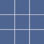 Agrob Buchtal Mosaik 10x10x0,65cm Plural unglasiert blau dunkel R10/B 810-2008-44