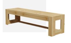 Ante Bank Croard System Douglasie/Lärche natur 185x51x45 cm