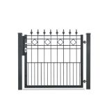 DZT Einzeltor VARIO Residenz klassik RIMINI / 1-flügelig - anthrazitgrau - incl. Pfosten und Befestigungen