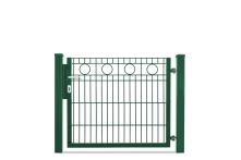 DZT Einzeltor Residenzen VARIO ROM / 1-flügelig - moosgrün - incl. Pfosten und Befestigungen