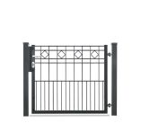 DZT Einzeltor VARIO Residenz klassik TURIN / 1-flügelig - anthrazitgrau - incl. Pfosten und Befestigungen