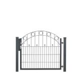 DZT Einzeltor Residenzen VARIO WIEN / 1-flügelig - anthrazitgrau - incl. Pfosten und Befestigungen