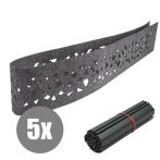 DZT Sicht- und Windschutz 5 Streifen fleecestripe Mikado