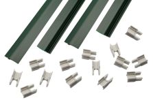 DZT MAZU fix-Sichtschutz-Klemmleisten-Set - für Drahtstärke 6/5/6