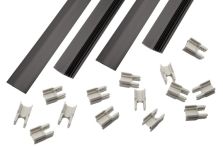 DZT MAZU fix-Sichtschutz-Klemmleisten-Set - für Drahtstärke 6/5/6