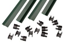 DZT MAZU fix-Sichtschutz-Klemmleisten-Set - für Drahtstärke 8/6/8