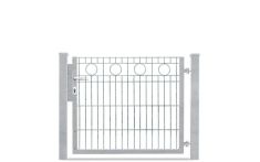 DZT Einzeltor Residenzen VARIO ROM / 1-flügelig - verzinkt - incl. Pfosten und Befestigungen