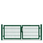 DZT Doppeltor VARIO plus S / 2-flügelig - moosgrün - incl. Pfosten und Befestigungen