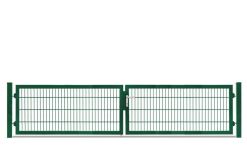 DZT Doppeltor VARIO plus S / 2-flügelig - moosgrün - incl. Pfosten und Befestigungen